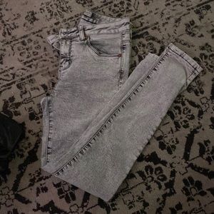 Women Skinny Jeans Gray